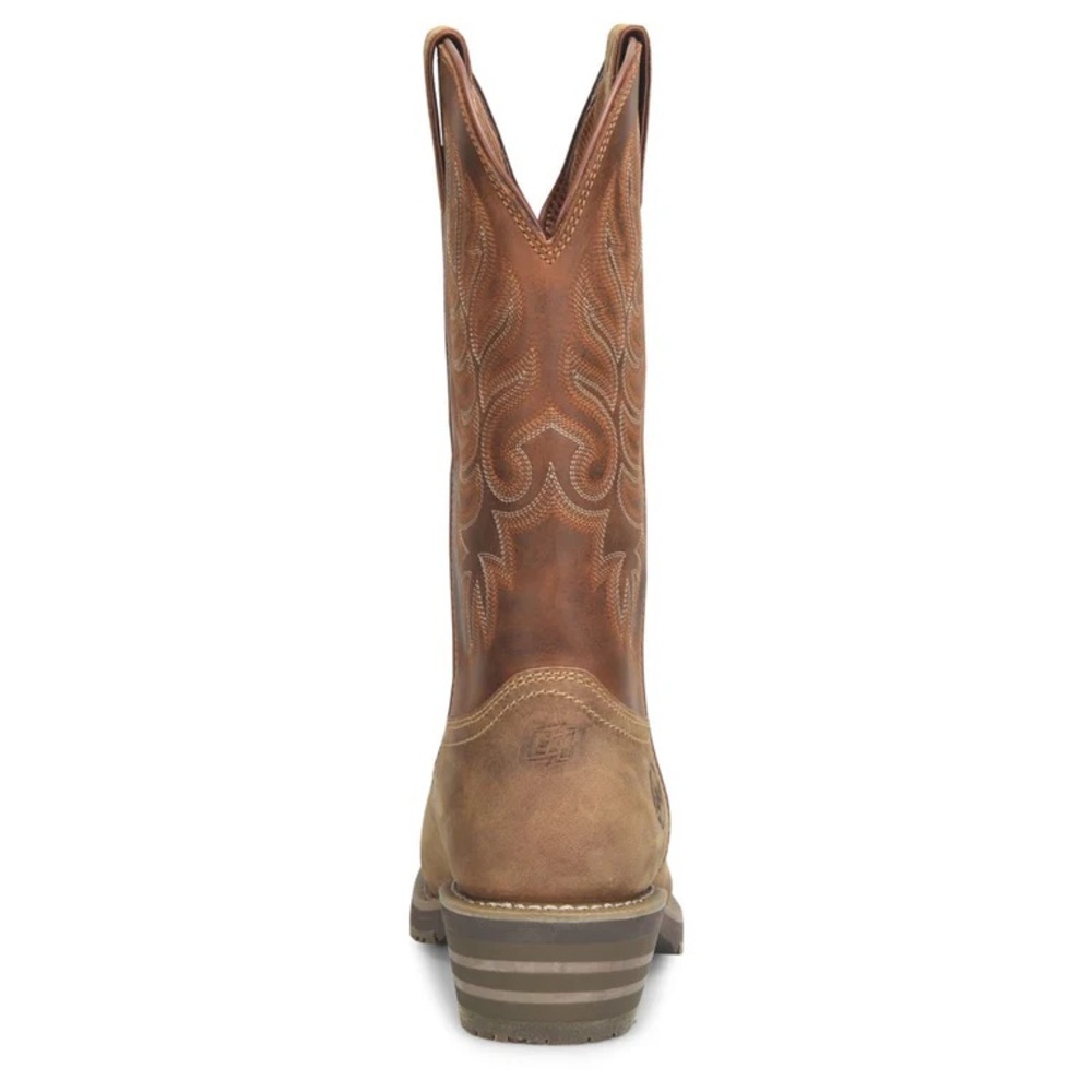 Double H Tan Leather Western Work Boots - Picture 8 of 11